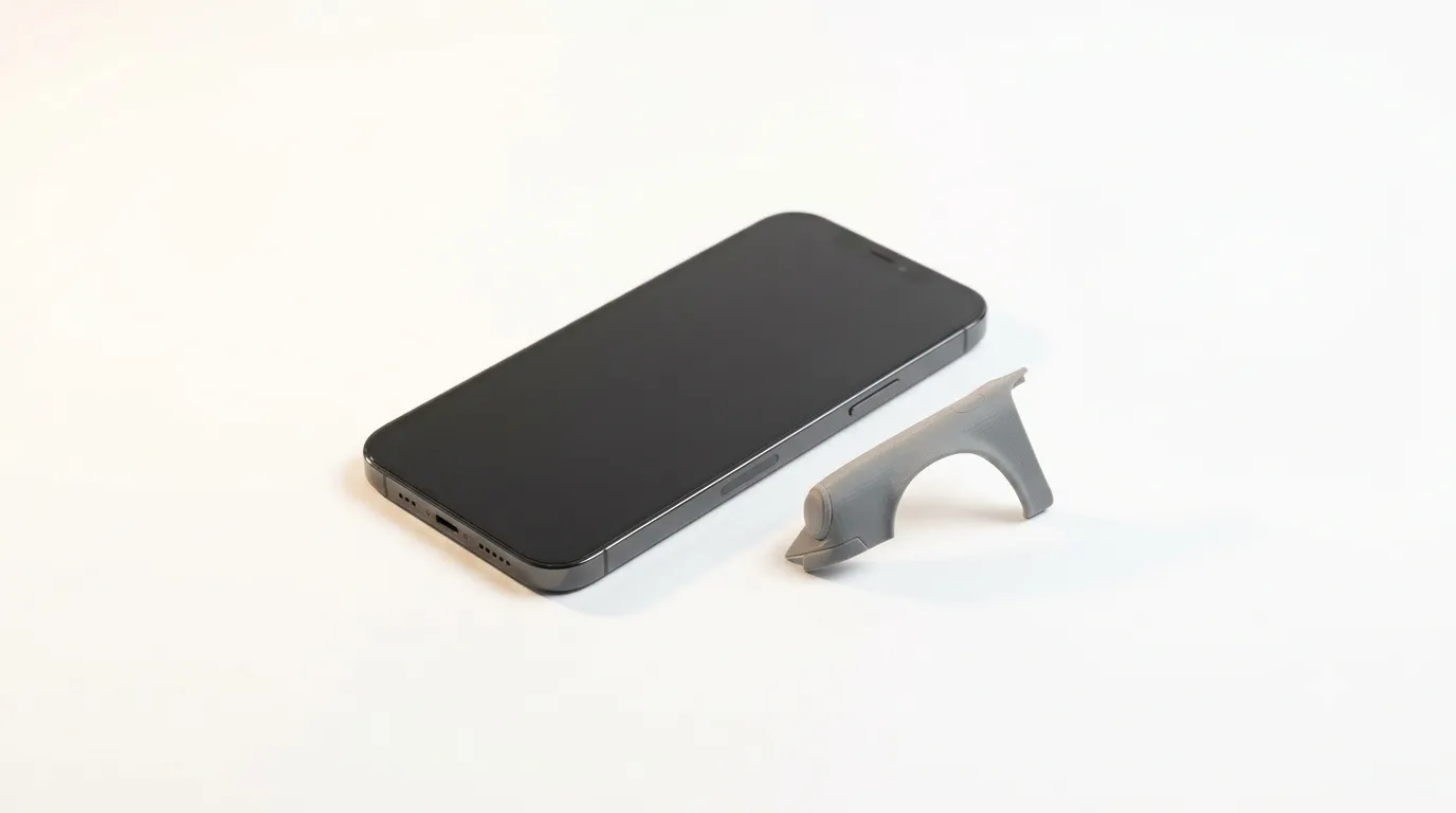Phone and 3D printed car part